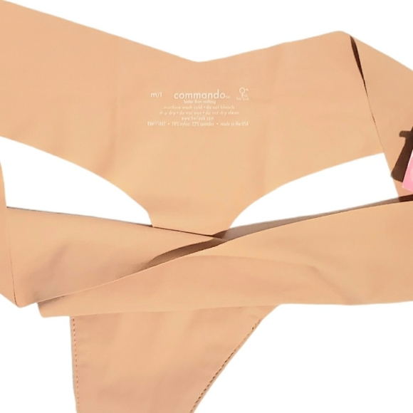 Commando Better Than Nothing Solid Thong |Cream - Picture 5 of 7